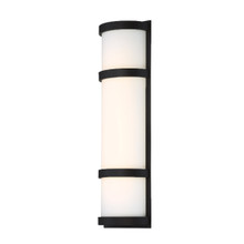 LATITUDE 20' LED Outdoor Wall Sconce Light 3000K in Black
