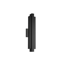 Arrow 22' LED Outdoor Wall Sconce Light 3500K in Black