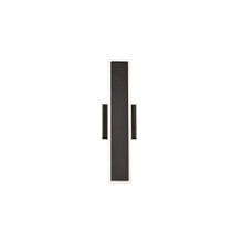 Bastone 18' LED Outdoor Wall Sconce Light 3000K in Black