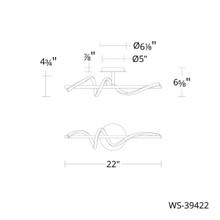 CORKSCREW 22IN BATH 4CCT 2700K