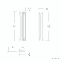 MOLINE 24IN OUTDOOR SCONCE 4CCT 3500K