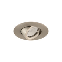 Ocularc 2.0 5CCT Round Adjustable Trim and Housing for New Construction or Remodel with Spot Beam and Brushed Nickel Finish