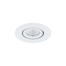Ocularc 2.0 5CCT Round Adjustable Trim and Housing for New Construction or Remodel with Spot Beam and White Finish