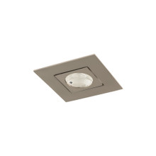Ocularc 2.0 5CCT Square Adjustable Trim and Housing for New Construction or Remodel with Narrow Beam and Brushed Nickel Finish