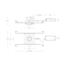 Ocularc 3.0 5CCT Round Adjustable Trim and Housing for New Construction or Remodel with Spot Beam and White Finish