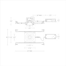Ocularc 3.0 5CCT Round Downlight Trim and Housing for New Construction or Remodel with Flood Beam and Haze White Finish