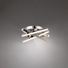 PARALLAX 16' LED Flush Mount Light 2700K/3000K/3500K in Chrome - FM-73116-30-CH