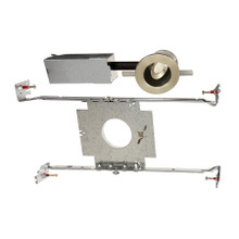 LEDme 1' Round Miniature Recessed Downlight 2700K Warm White in Brushed Nickel - HR-LED212E-40-BN