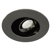 LEDme 1' Round Miniature Recessed Downlight 2700K Warm White in Gun Metal - HR-LED232R-35-GM