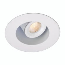 LEDme 1' Round Miniature Recessed Downlight 2700K Warm White in White - HR-LED232R-35-WT
