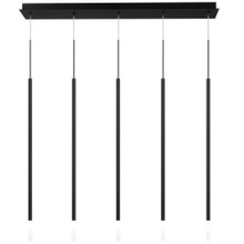 Viggo 32' LED Chandelier Light 2700K/3000K/3500K/4000K in Black - PD-69405L2-BK