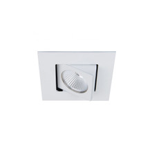 Ocularc 2.0 LED Square Adjustable Flood 3000K Trim with Light Engine and New Construction or Remodel Housing in White - R2BSA-F930-WT