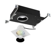 Aether Round Trimless with LED Light Engine Flood 40 Beam 3000K in Black - R3ARDL-F930-BK