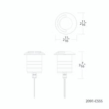 Smart Color Changing LED Indicator Light in Stainless Steel - 2091-CSSS
