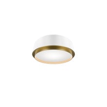 SALVO 9IN FLUSH MOUNT 4CCT 4000K - FM-20509-40-WT/AB