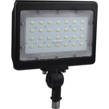 50 Watt LED Landscape Flood Light - Knuckle Mount - 6800 Lumens - 5000K Daylight - 120-277V - Bronze Finish