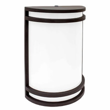 LED Decorative Wall Sconce Bronze Finish 15 Watt - 980 Lumens - 7X10 Inches - Color Tunable 27/30/35/40/50K - With Photocell
