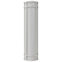 LED Decorative Wall Sconce Silver Finish 25 Watt - 1,800 Lumens - 6X24 Inches - Color Tunable 30/40/50K