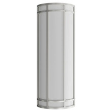 LED Decorative Wall Sconce Silver Finish Watt Selectable 20W/25W/30W - 2,800 Lumens - 9X24 Inches - Color Tunable 30/40/50K