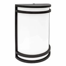 LED Decorative Wall Sconce Black Finish 12 Watt - 1,200 Lumens - 7X10 Inches - Color Tunable 27/30/35/40/50K
