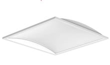 Curved Indirect LED Troffer - Multiwatt 25W/30W/40W - Max 5000 Lumens - 2X2 Foot - Color Tunable 35K/40K/50K - Aperture Optics - Standard Drop Ceiling Mount - 120-277V