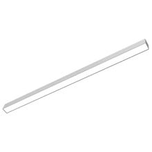 LED Squared Pendant Office  Light - Multiwatt 50W/60W/70W - 7700 Max Lumens - Color Selectable 35K/40K/50K - Up/Downlight - 120-277V - With Suspension Hanging Kit - Silver Finish