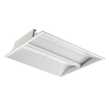 Edge-Lit Wing LED Troffer - Multiwatt 24W/36W - Max 4100 Lumens - 2X2 Foot - Color Tunable 30/35/40/50K - Aperture Optics - Standard Drop Ceiling Mount - 120-277V