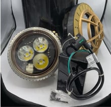 Retrofit LED Module and Driver For Hydrel Well Light, Package 3 - medium lumen, 5000K, Flood, Flat Lens Clear