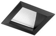 3IN Square Wall Wash, Black Diffuse, Self Flanged (Same finish as reflector)