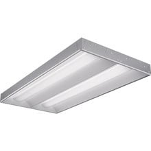 Volumetric LED recessed, 2x4, Nominal 4000 LM, eldoLED dimming 1%, 80+ CRI, 4000K, nLight with 100% (L100) LM management
