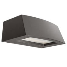 ARC LED Size 2 Wallpack, LED, Up to 4152 lumens, 4000K, 120-277V, Emergency battery backup,  8W,  Cold, Dark bronze finish,  super durable