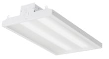 LED economical linear bay light, 24IN, 12, 000LM, Acrylic lens,  textured,  clear, Medium, 120V-277V, Generic driver 0-10V dimming, 4000K, 80 color rendering index, LSXR 6 factory installed, White