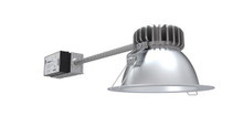 LBR 6IN Round Retrofit Housing, Switchable lumens – 4000LM, 4500LM, and 5000LM, Switchable CCT – 3000K, 3500K, 4000K, and 5000K, White Painted, Medium Wide (1.0 s/mh), Multi-Volt, 90+ CRI, Universal Dimming to 10% 0-10V