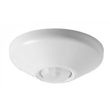 Low Voltage Ceiling Mount Sensor, Large Motion / Extended Range 360° Lens, 20 Min Time Delay, Rear RJ-45 Ports