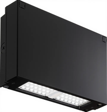 LED Wall Pack, LED, Up to 1602 lumens, 3000K, 120-277V, Black finish,  super durable