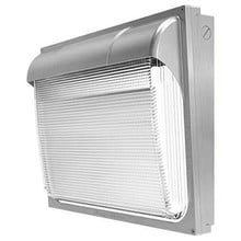 TWX LED Size 3 Wallpack, LED, Adjustable light output, 4000K, 120-277V, Natural aluminum finish,  super durable