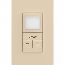 Wall Switch Sensor, Passive Dual Technology, eldoLED Driver Control, Dimming, Vacancy only, Ivory