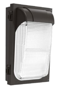 TWX LED Size 1 Wallpack, LED, Package 2, 5000K, 120-277V, Photocell,  buttontype, Black finish,  super durable