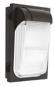 TWX LED Size 1 Wallpack, LED, Package 2, 5000K, 120-277V, Photocell,  buttontype, Textured dark bronze,  super durable