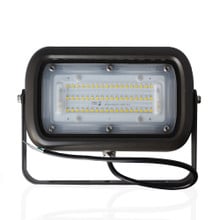 LED Outdoor Flood Light - 48 Watt - Trunnion Mount - 6000 Lumens - 5000K Daylight - 120-277V - Bronze Finish