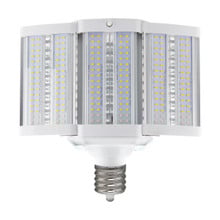 80 Watt LED Corn Shoebox Bulb - Area Light Retrofit -10000 Lumens - 3000K Soft White - 120-277V - E39 Mogul Base - Ballast Bypass