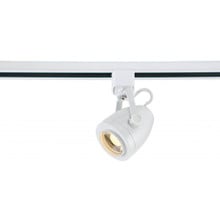 Decorative LED Track Lighting Fixture with Pinch Back Head - White Finish - 24 Deg Beam - 12 Watt - 820 Lumens - 3000K Soft White -12 Watt - 120V - Dimmable - 3 Contact Halo Style
