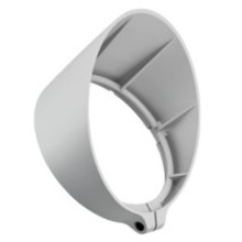 Color Kinetics Accessory, Burst gen2 Powercore, 45° Cutoff Glare Shield, Gray, 6.5in Diameter