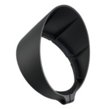 Color Kinetics Accessory, Burst gen2 Powercore, 45° Cutoff Glare Shield, Black, 6.5in Diameter