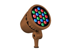 Color Kinetics ColorBurst gen2 Powercore, RGB, Bronze Housing, Landscape Mount - Special Order