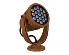 Color Kinetics ColorBurst gen2 Powercore, RGB, Bronze Housing, Architectural Mount - Special Order