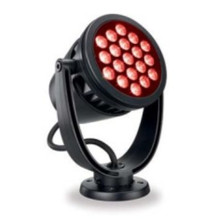 Color Kinetics eColor Burst Powercore gen2, Red, Black Housing, Architectural - Special Order