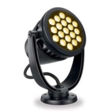 Color Kinetics eColor Burst Powercore gen2, Amber, Black Housing, Architectural - Special Order