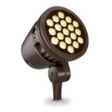 Color Kinetics eColor Burst Powercore gen2, Amber, Bronze Housing, Landscape - Special Order