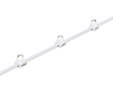 Color Kinetics eW Flex Micro, 3500K, 50 nodes, 12in OC, White Node/Cable, Clear Dome Lens, 3ft Whip - Special Order